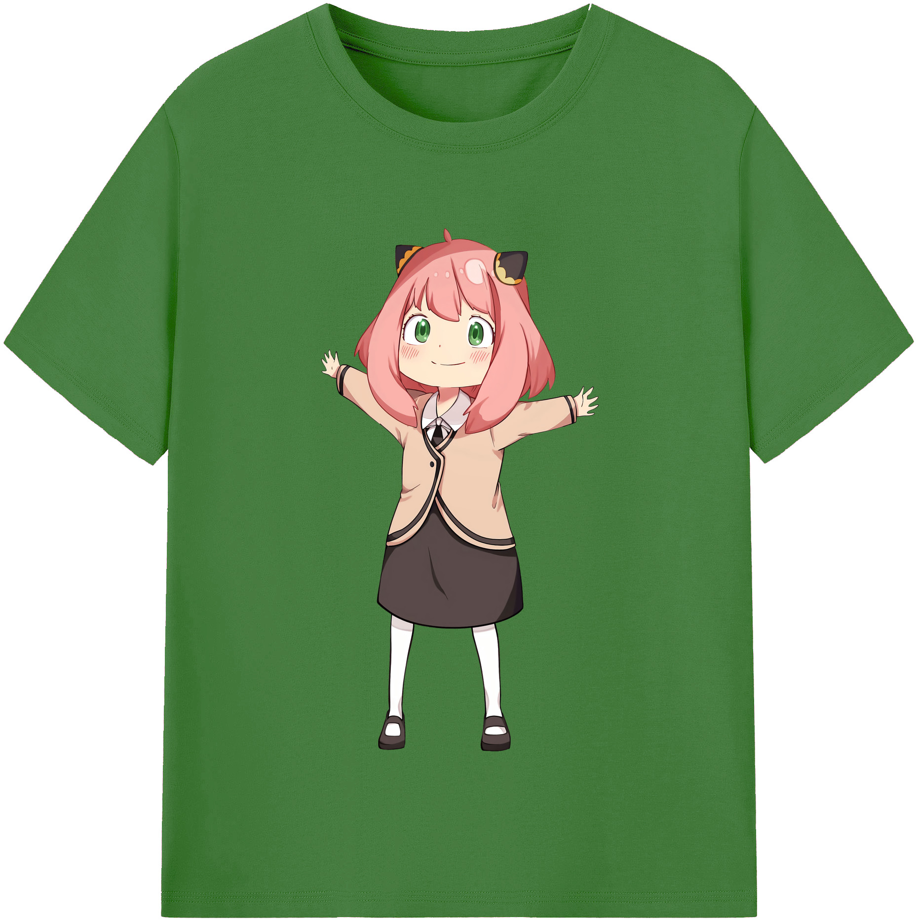 （画像用） SPY×FAMILY间谍家家酒 レディースカジュアルプリントTシャツ（綿100％）